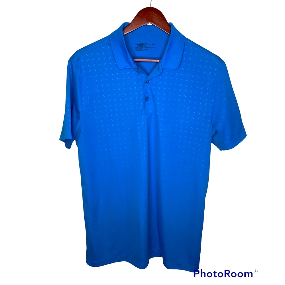 Nike Golf Polo Shirt - Blue - Size L - EUC